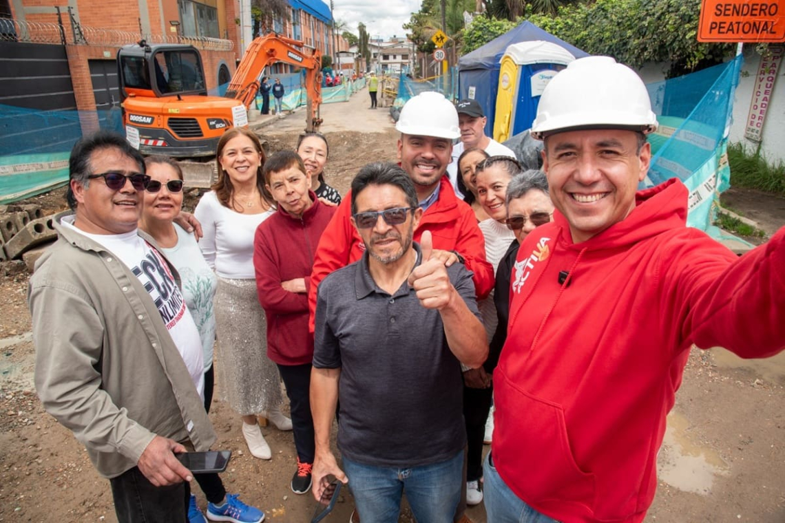 Así avanzan las obras viales en Engativá