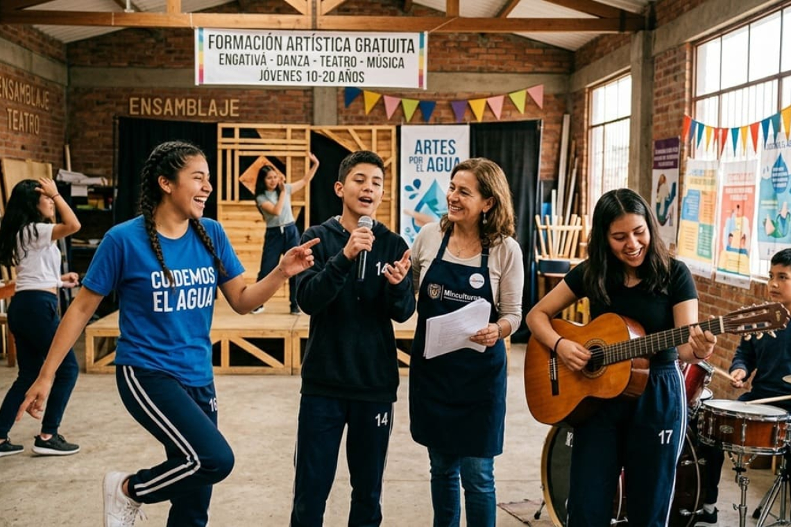 ¡Arte con propósito! Engativá brinda talleres gratuitos de arte por el agua