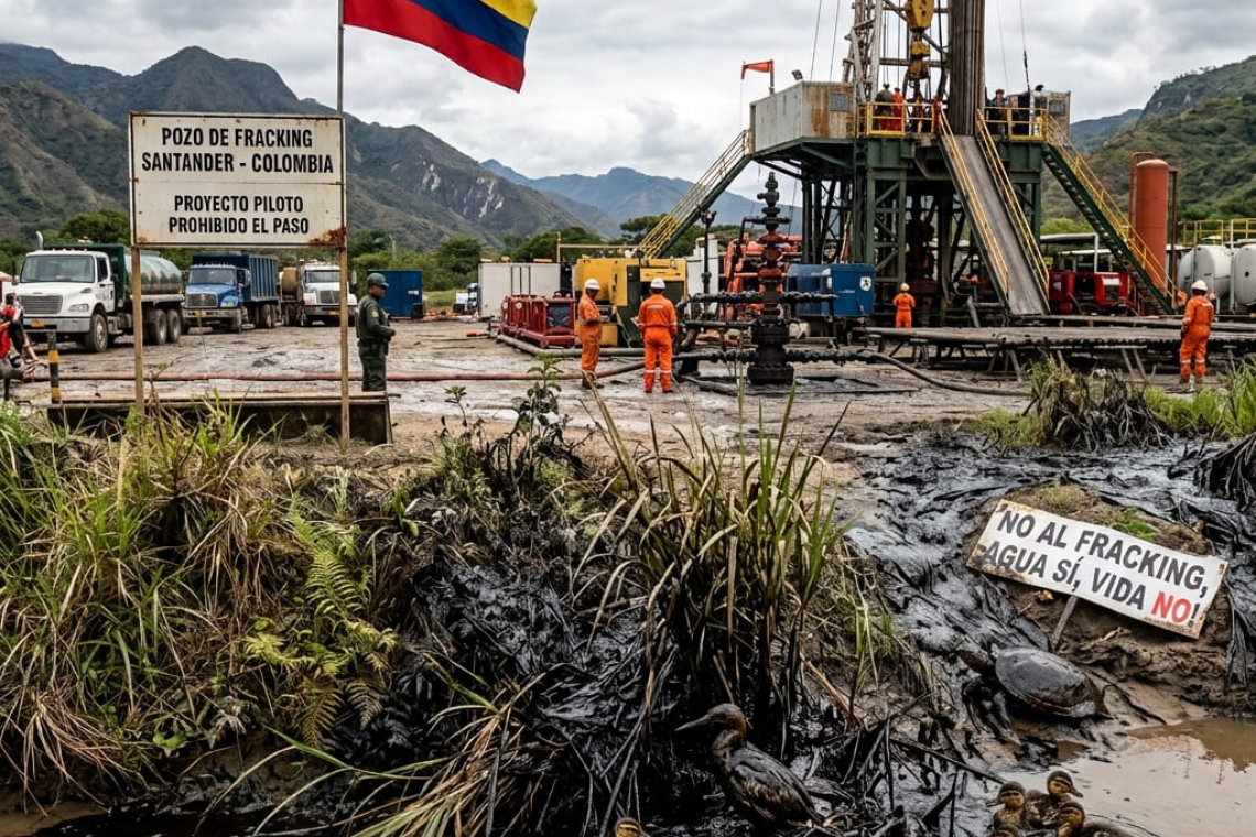 Movilización internacional contra el fracking en América Latina