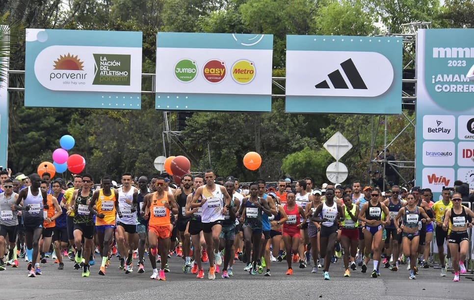 Dominio Marroquí y keniano en la media maratón de Bogotá